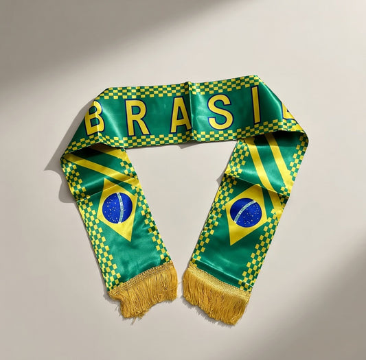 2026 World Cup Brazil Soccer Scarf 🇧🇷